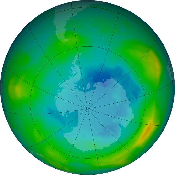 Ozone Map 1980-09-02